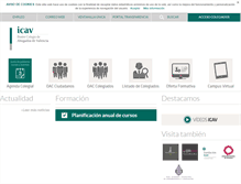 Tablet Screenshot of es.icav.es