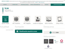 Tablet Screenshot of icav.es
